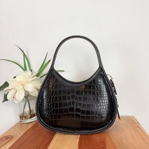 NWT Coach Ergo Bag In Croc Embossed Coachtopia Leather